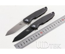 AUS-8 blade CH3004 Titanium alloy fast opening small folding pocket knife UD405188